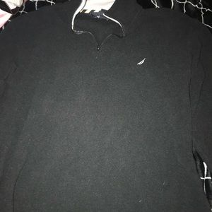 Black Nautica quarter zip